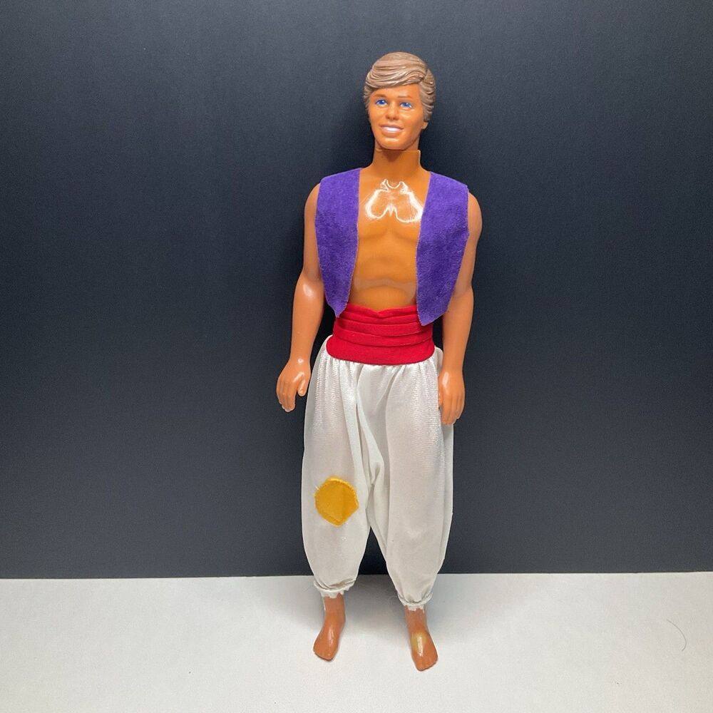 Vintage 1983 Mattel Disney Aladdin Barbie Ken Fashion Doll 12" [READ] - RARE